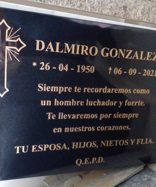 Placa Dalmiro